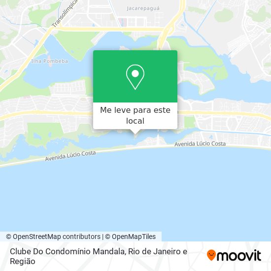 Clube Do Condomínio Mandala mapa