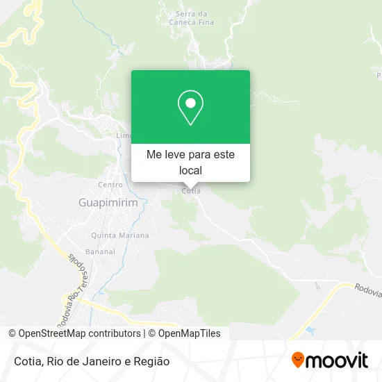 Cotia mapa