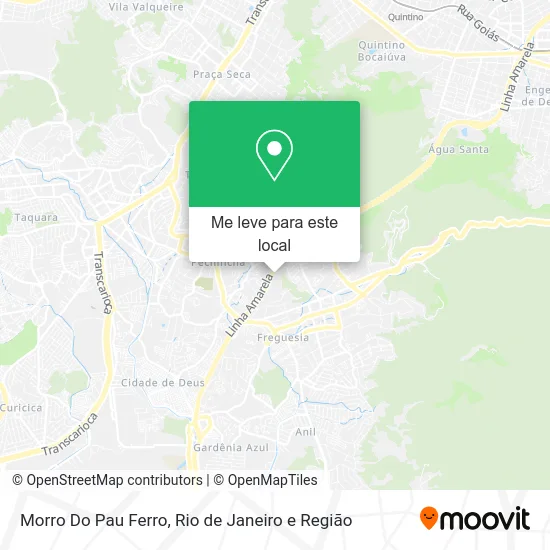 Morro Do Pau Ferro mapa