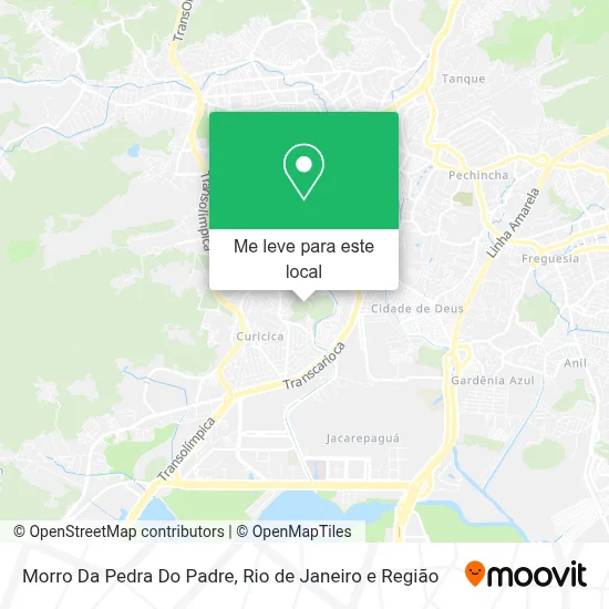 Morro Da Pedra Do Padre mapa