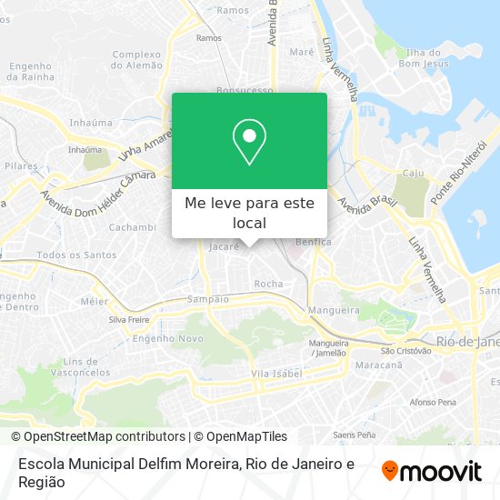 Escola Municipal Delfim Moreira mapa