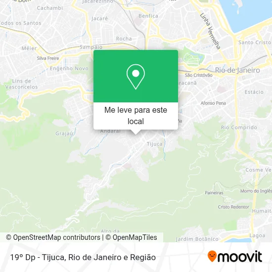 19º Dp - Tijuca mapa