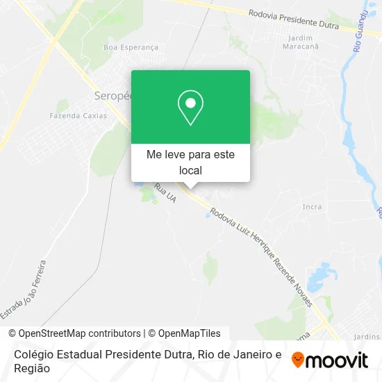 Colégio Estadual Presidente Dutra mapa