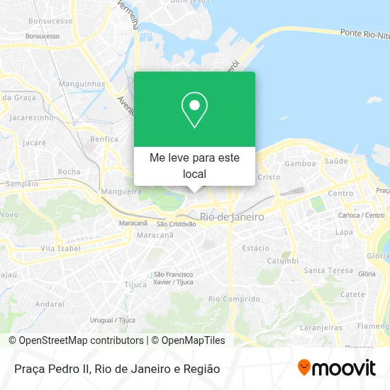 Praça Pedro II mapa