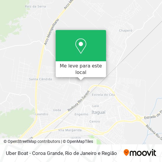 Uber Boat - Coroa Grande mapa
