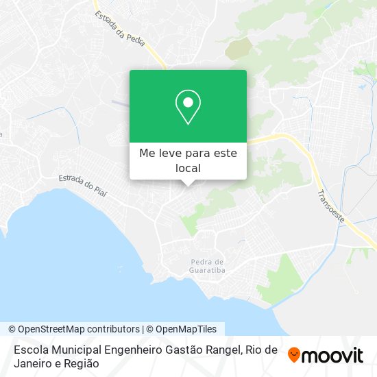 Escola Municipal Engenheiro Gastão Rangel mapa