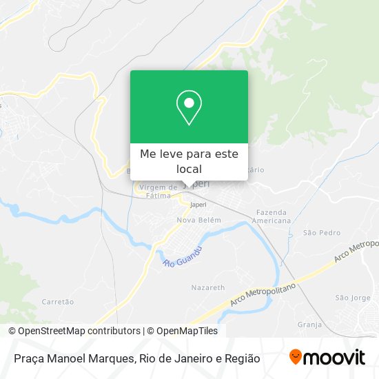Praça Manoel Marques mapa