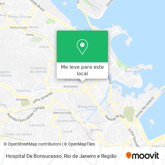 Hospital De Bonsucesso mapa