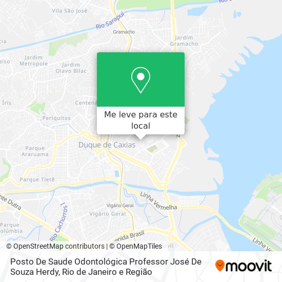Posto De Saude Odontológica Professor José De Souza Herdy mapa