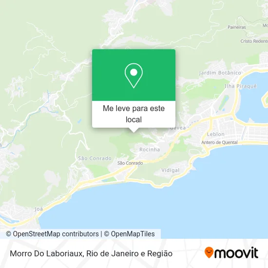 Morro Do Laboriaux mapa