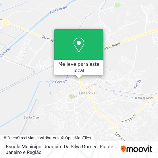 Escola Municipal Joaquim Da Silva Gomes mapa