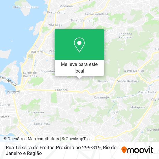 Rua Teixeira de Freitas Próximo ao 299-319 mapa