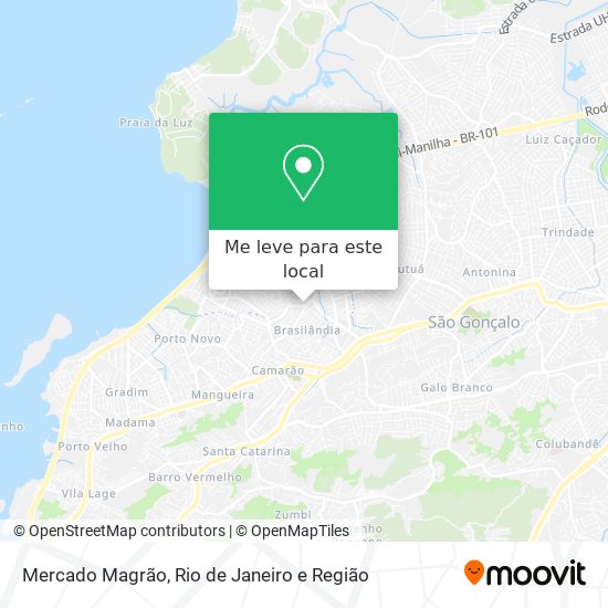 Mercado Magrão mapa