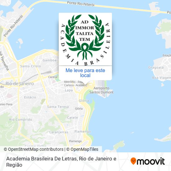 Academia Brasileira De Letras mapa
