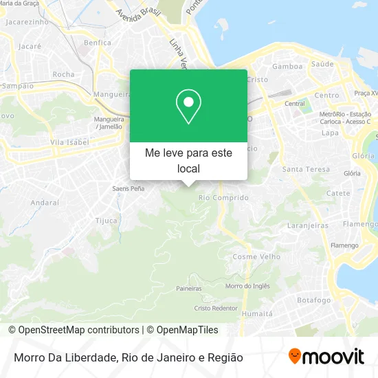 Morro Da Liberdade mapa
