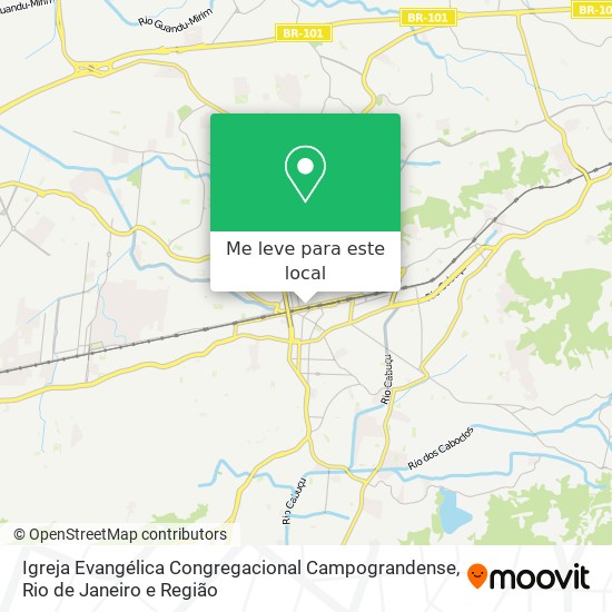 Igreja Evangélica Congregacional Campograndense mapa