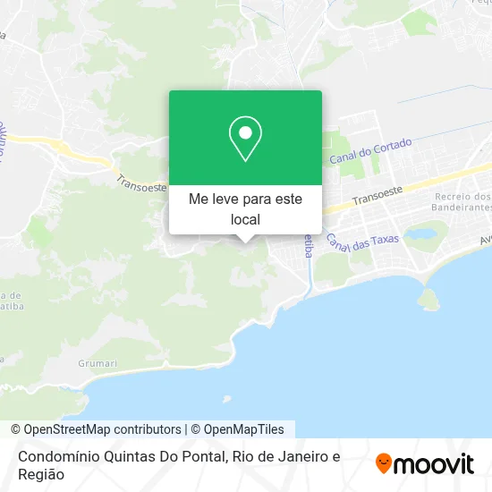 Condomínio Quintas Do Pontal mapa