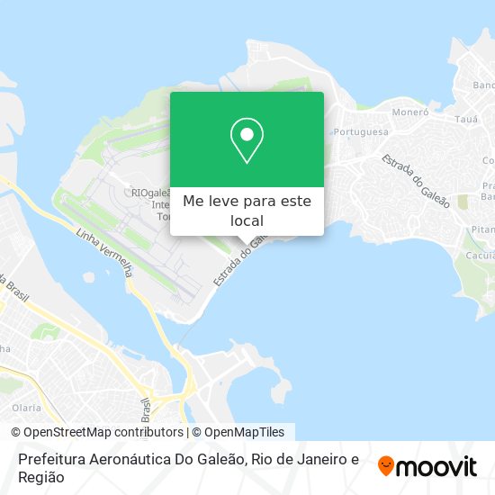 Prefeitura Aeronáutica Do Galeão mapa