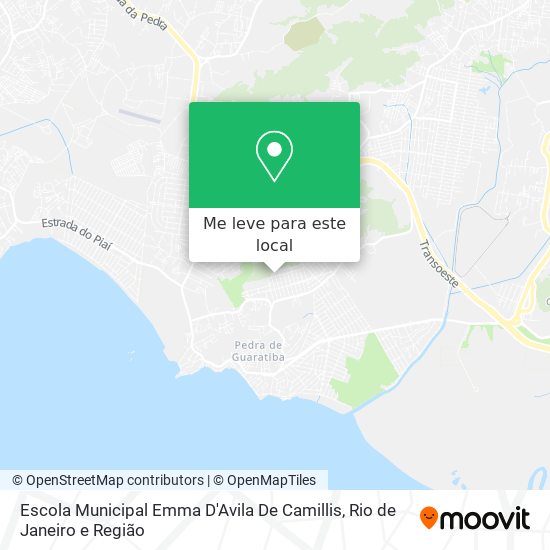 Escola Municipal Emma D'Avila De Camillis mapa