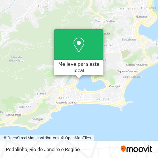 Pedalinho mapa