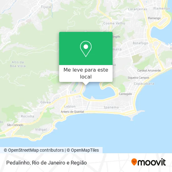 Pedalinho mapa