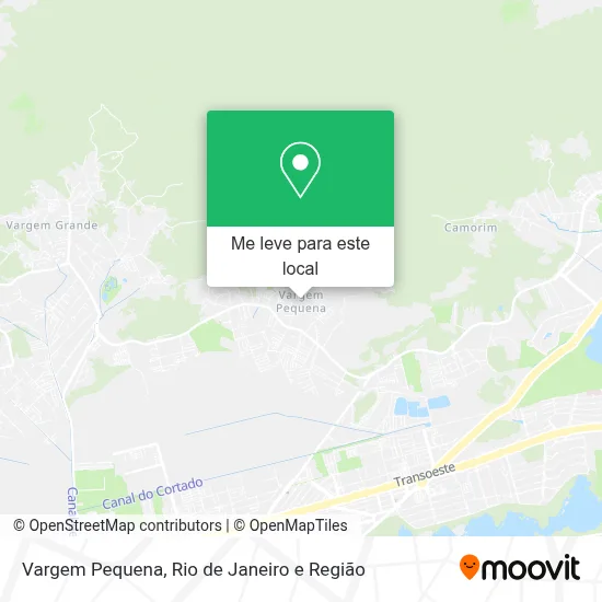 Vargem Pequena mapa