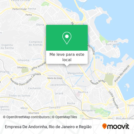 Empresa De Andorinha mapa