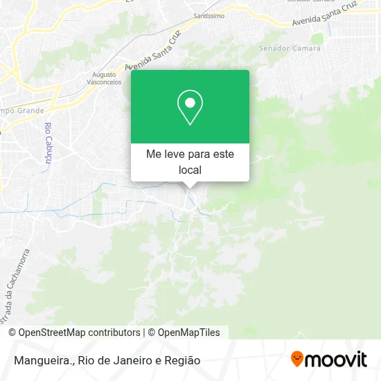 Mangueira. mapa