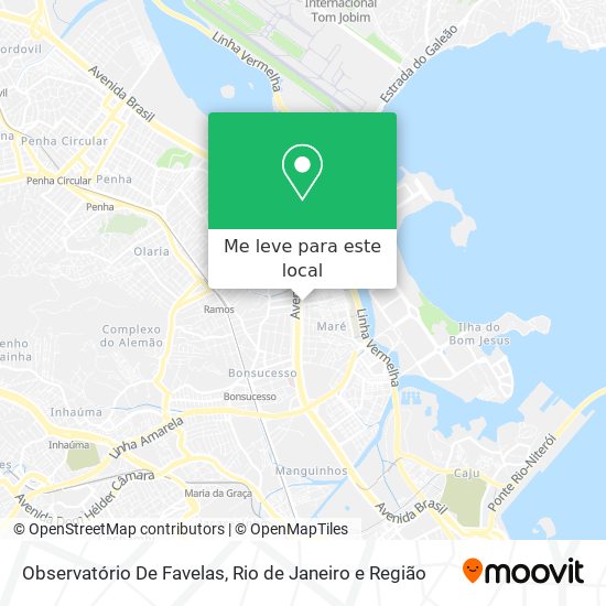 Observatório De Favelas mapa