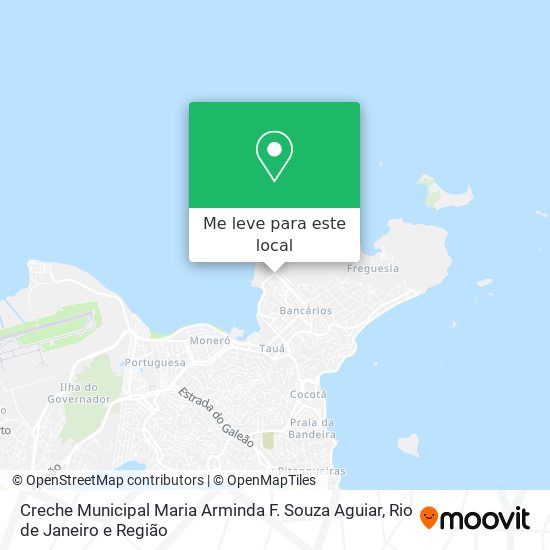 Creche Municipal Maria Arminda F. Souza Aguiar mapa