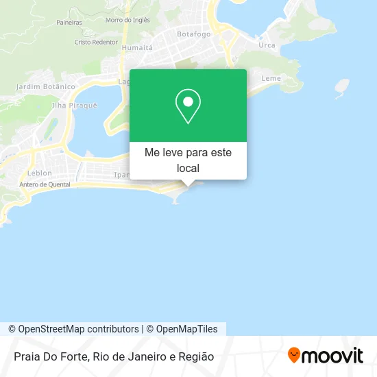 Praia Do Forte mapa