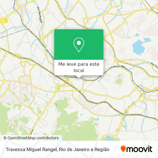 Travessa Miguel Rangel mapa