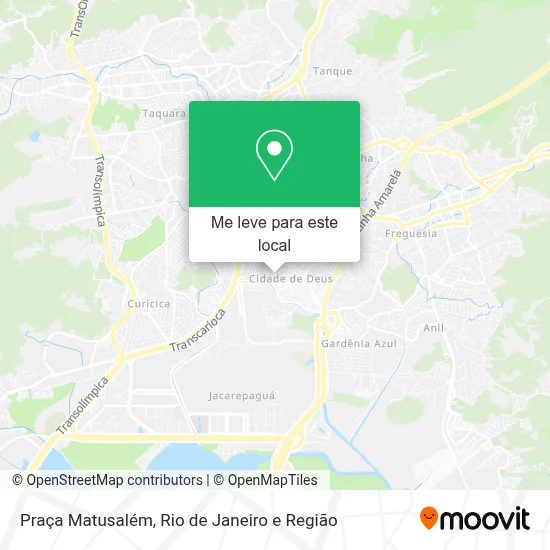 Praça Matusalém mapa