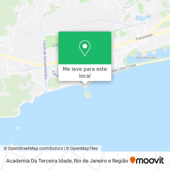 Academia Da Terceira Idade mapa