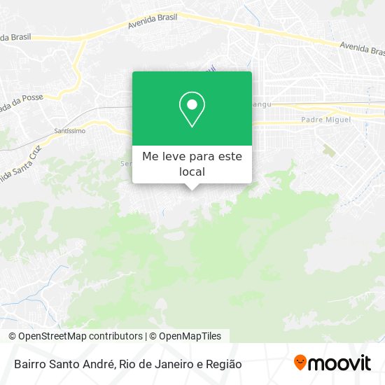 Bairro Santo André mapa