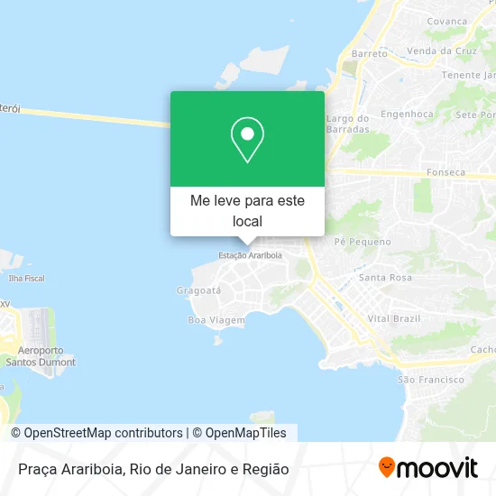 Praça Arariboia mapa