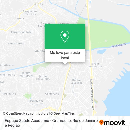 Espaço Saúde Academia - Gramacho mapa