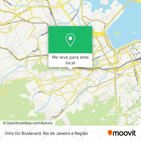 Oitis Do Boulevard mapa