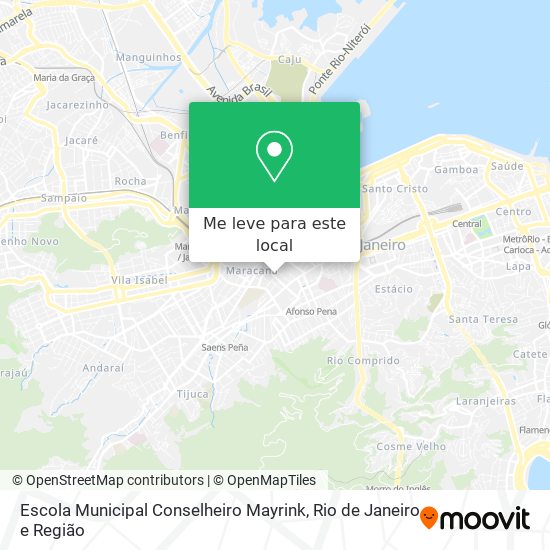 Escola Municipal Conselheiro Mayrink mapa