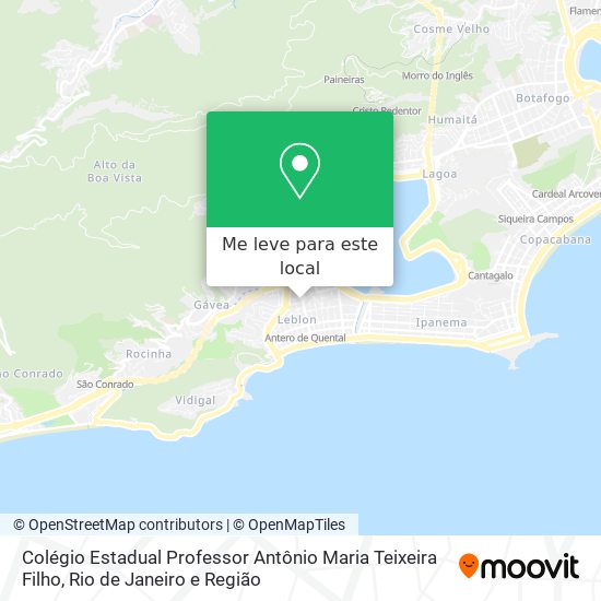 Colégio Estadual Professor Antônio Maria Teixeira Filho mapa