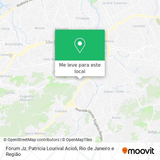 Fórum Jz. Patrícia Lourival Acioli mapa
