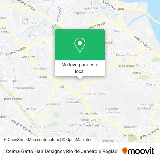 Celma Gatto Hair Designer mapa