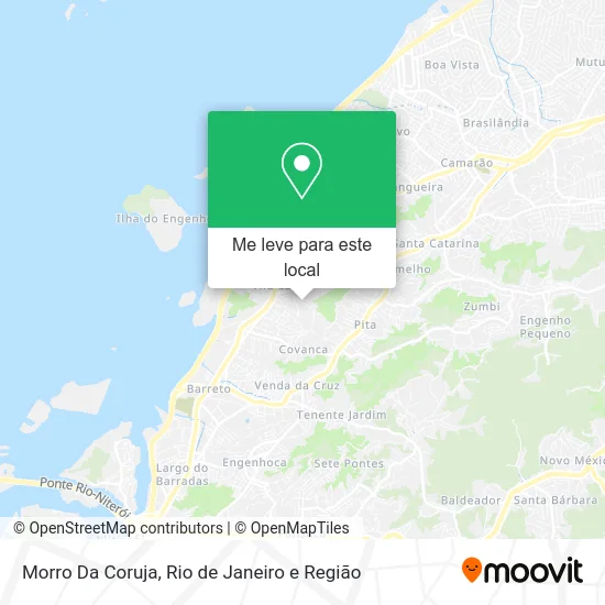 Morro Da Coruja mapa