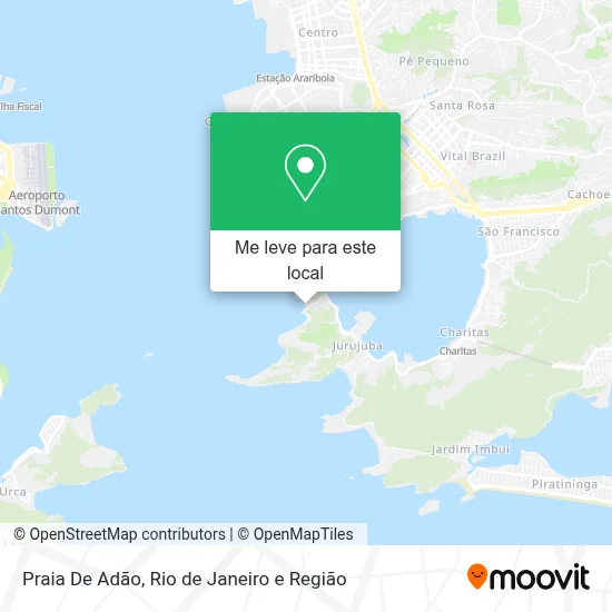 Praia De Adão mapa