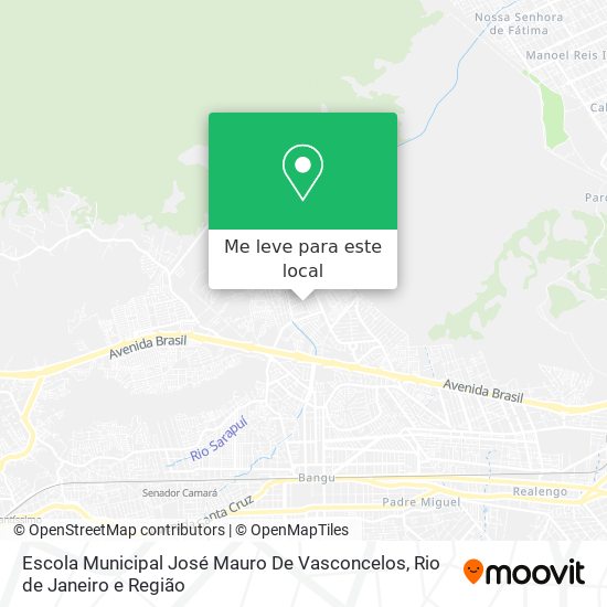 Escola Municipal José Mauro De Vasconcelos mapa