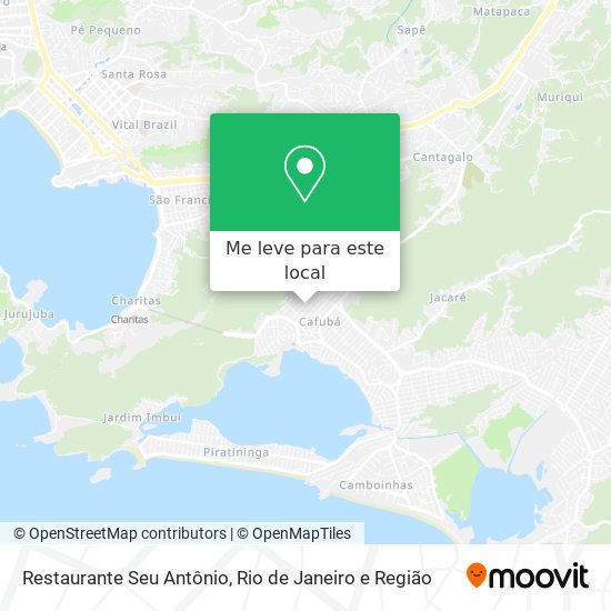 Restaurante Seu Antônio mapa