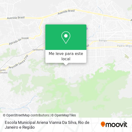 Escola Municipal Ariena Vianna Da Silva mapa