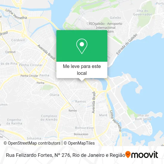 Rua Felizardo Fortes, Nº 276 mapa