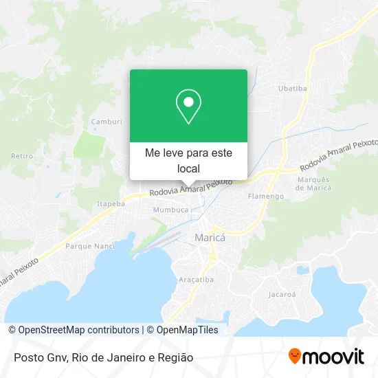 Posto Gnv mapa