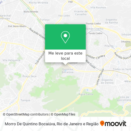 Morro De Quintino Bocaiúva mapa